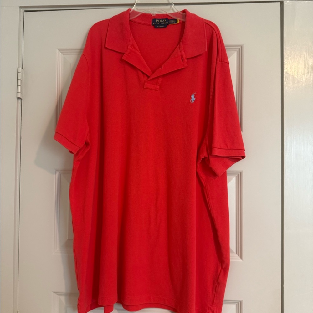 Ralph Lauren Men's Vibrant Red Polo Shirt